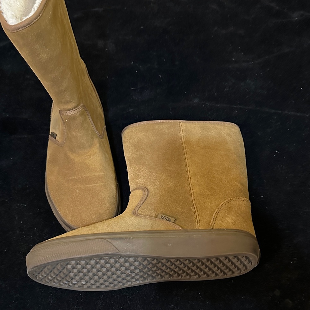 Vans Men's Brown Suede Boots Size 8.5 OR Women size 10